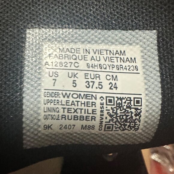 ⭐Converse Chuck Taylor All Star Wedge Platform Hi 7 Patent Leather Shoes A12827C - Picture 13 of 13